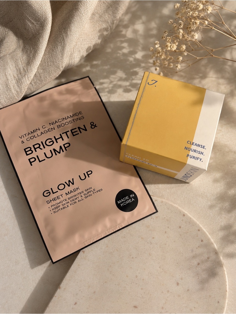 Brighten & Plump Glow Up Sheet Mask - Peach Bundle